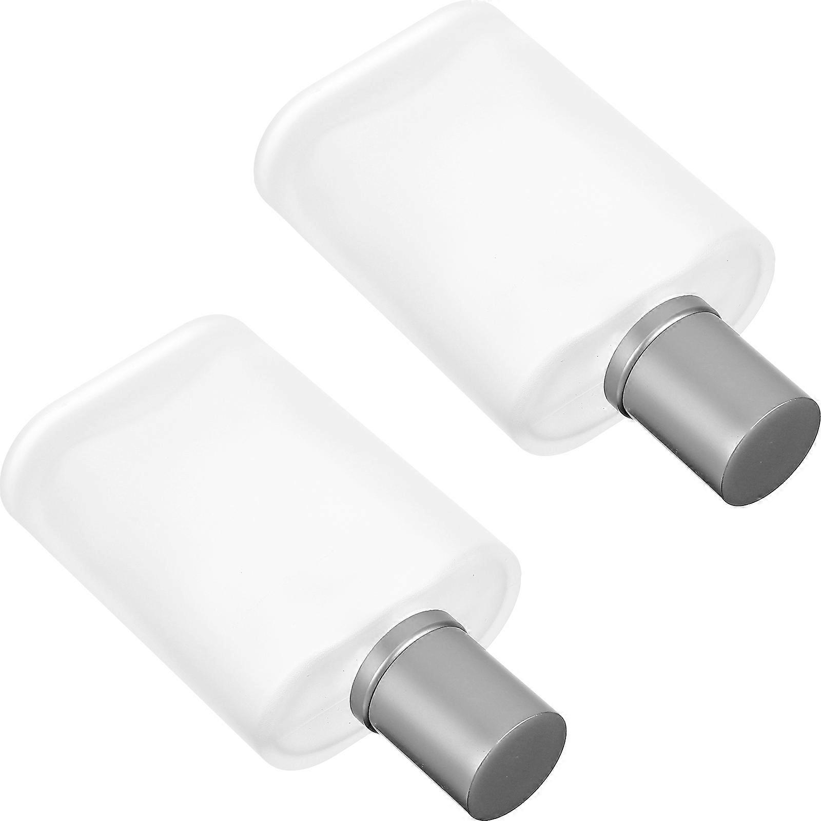 Perfume Bottle Empty Spray Bottle for Storage Use 2Pcs with Dull Polish