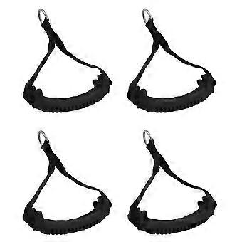 4X Heavy Duty Exercise Handles Resistance Bands Handles Grips Pull Rope Sports Fitness Accessories Gym Machine