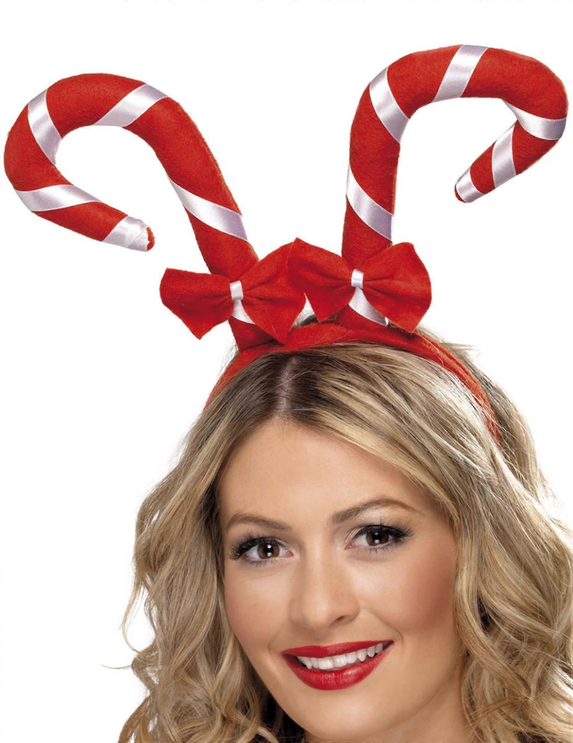 Adult candy cane headband