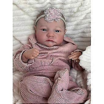 19inch Awake Reborn Baby Doll Already Painted Finished Levi Newborn Baby Size 3d Skin Visible Veins Collectible Art Doll 2025