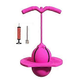 Pogo Jumper High Jump Toy with Handle, Safe Pogo Bouncing Ball Trick Board for Kids, Girls, Boys & Adults Fun Play