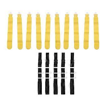 Adjustable 5-Piece Flag Football Belt Set for Youth & Adult Training, Yellow