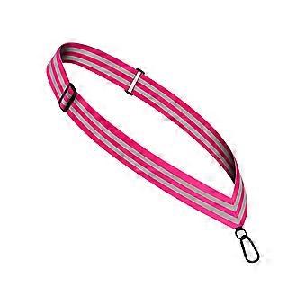 Reflecterende schouderband voor veilig joggen, wandelen, fietsen, elastische hardloopriem, roze