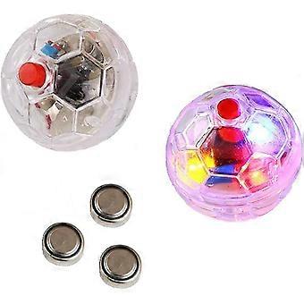 Lot de 3 balles jouets clignotantes pour chat activées par le toucher