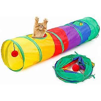 Foldable Cat Tunnel Rolling Dragon Four Seasons Cat Tent Cat Litter