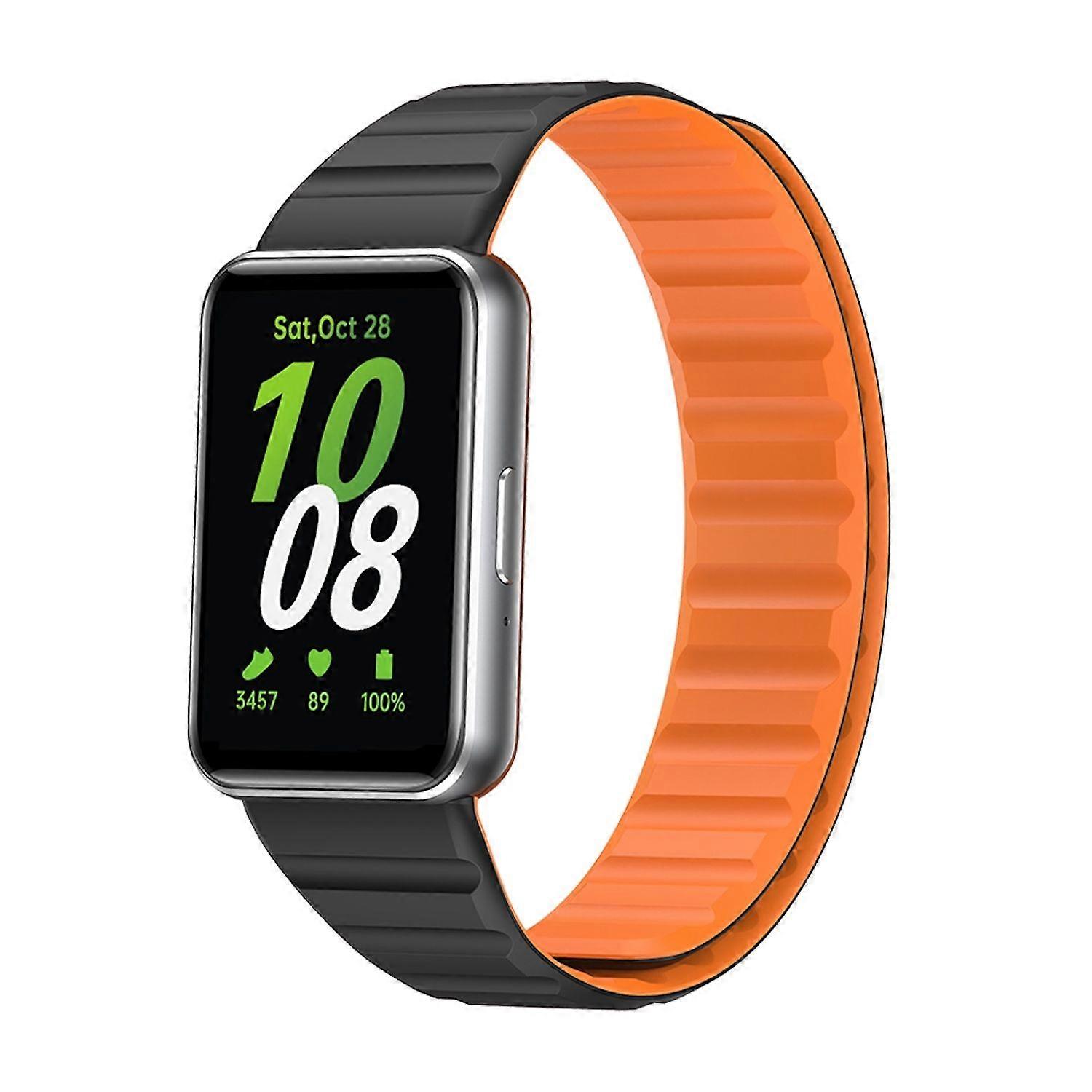 For Samsung Galaxy Fit 3 Design Magnetic Closure Silicone Replacement Arm Band New