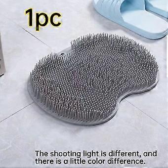 Silicone Foot Massage Mat with Non-Slip Suction Cups, Wall-Mounted Back Scrub Massage Pad for Bathing and Body Cleansing