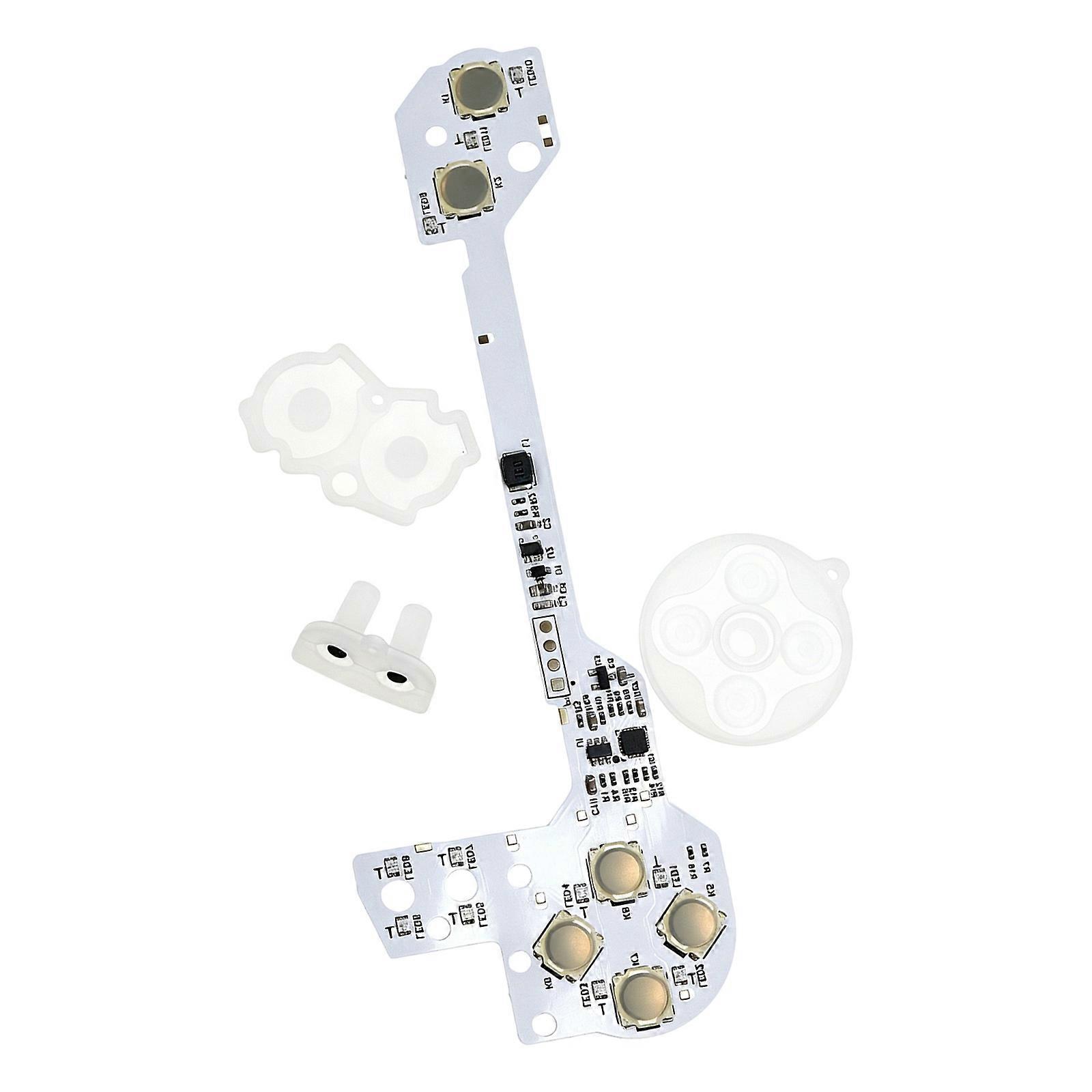 Premium Replacement Button Integrated With Multicolor LED Backlights And Metal Contacts for  SP Multicolor