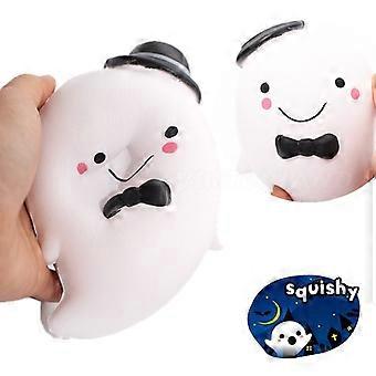 Halloween Gentle Ghost Slow Rising Fidget Toy, Satisfying Squeeze Lift Mood, Holiday Creative Gift Desk Decoration