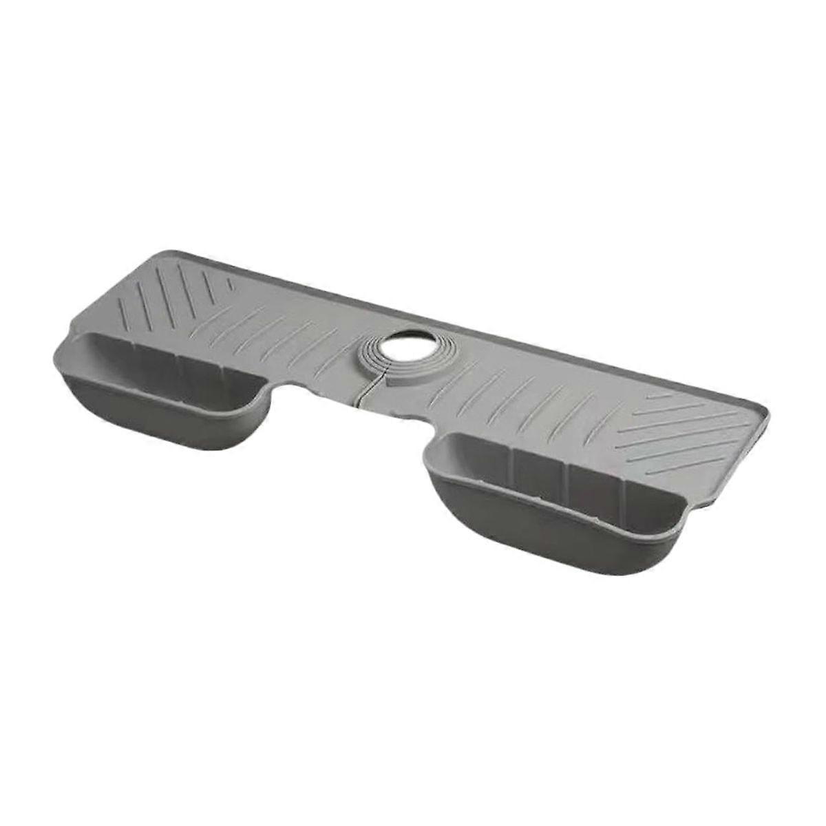 Grey Silicon Faucet Drain Pad