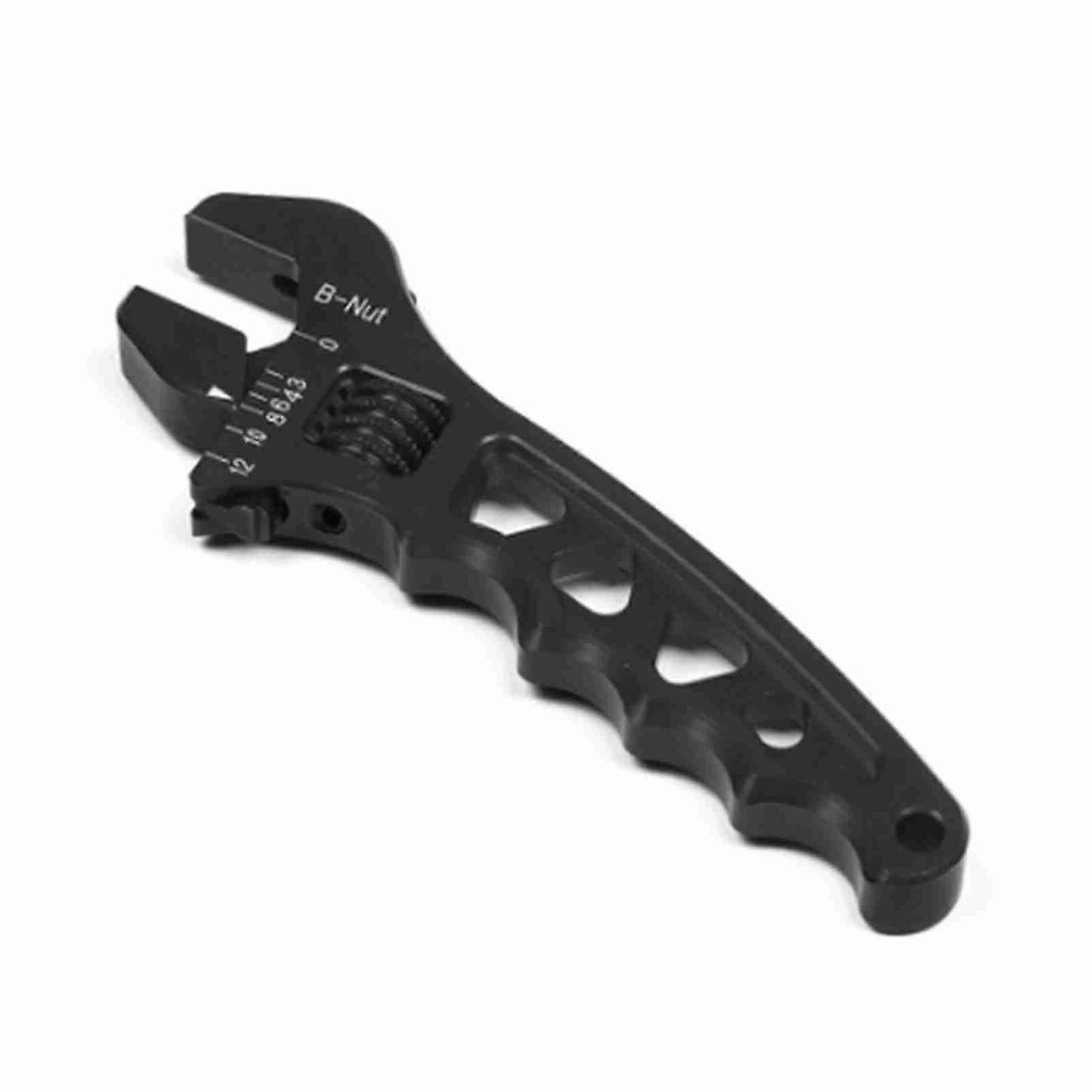 Adjustment Wrench Smoother Rotation Rustproof Lightweight Monkey Spanner for Home Automobile Repacking Black