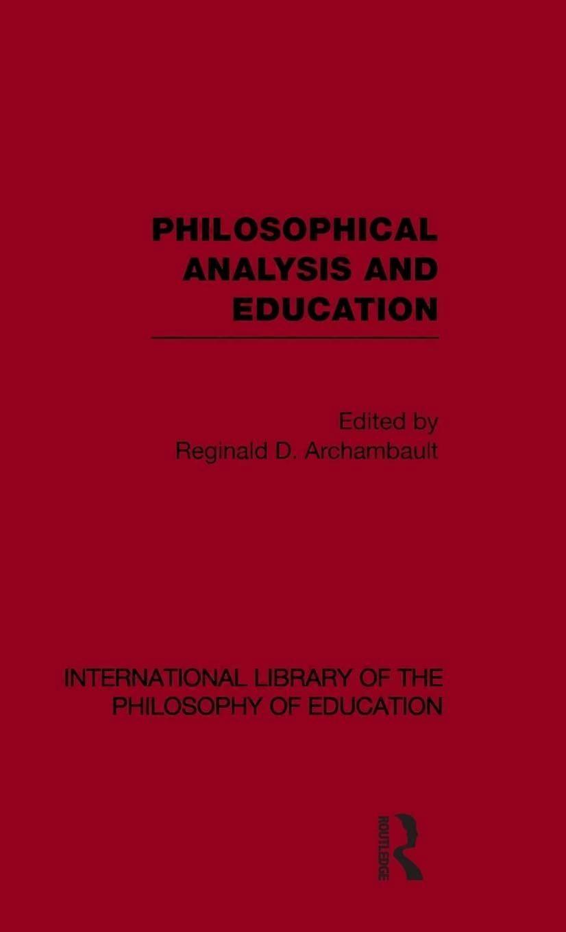 Philosophical analysis and education