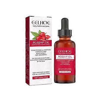 EELHOE Rose Hip Facial Essentiële Olie Gezicht Lichaam Hydraterend Huidverzorging Soepel Haarverzorging Massage Essentiële Olie