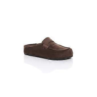 Flat Slip On Casual Penny Loafers Footbed Mules
