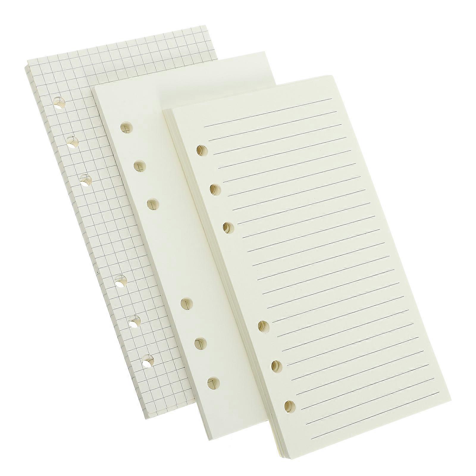 Loose Leaf Notebook Paper for Replacement Inserts Binder Refills 3 Books