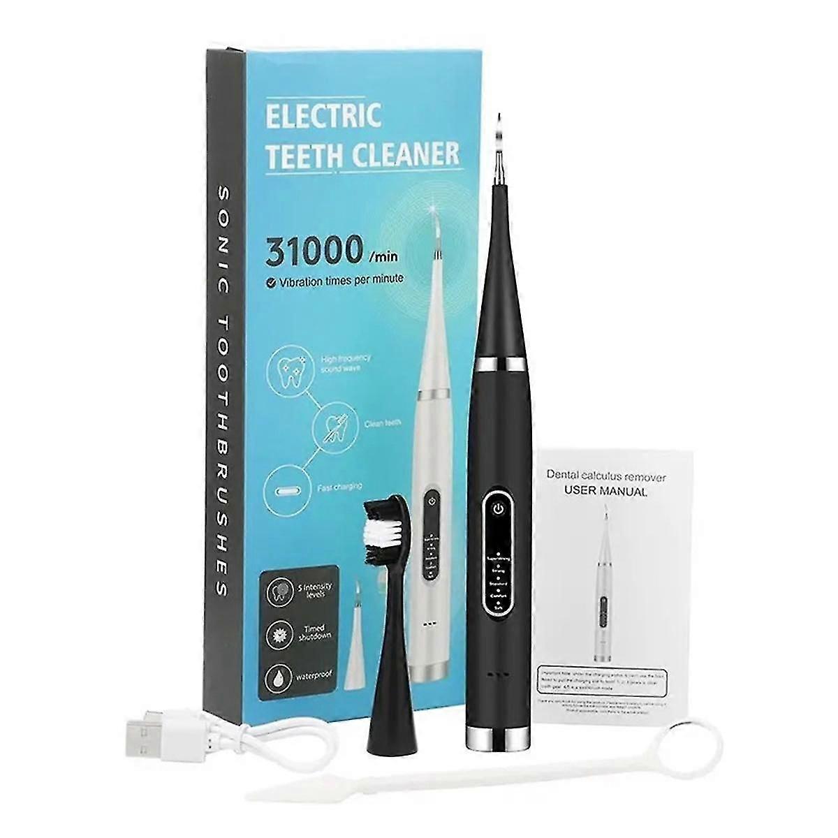 electric teeth cleaning device for fresh breath