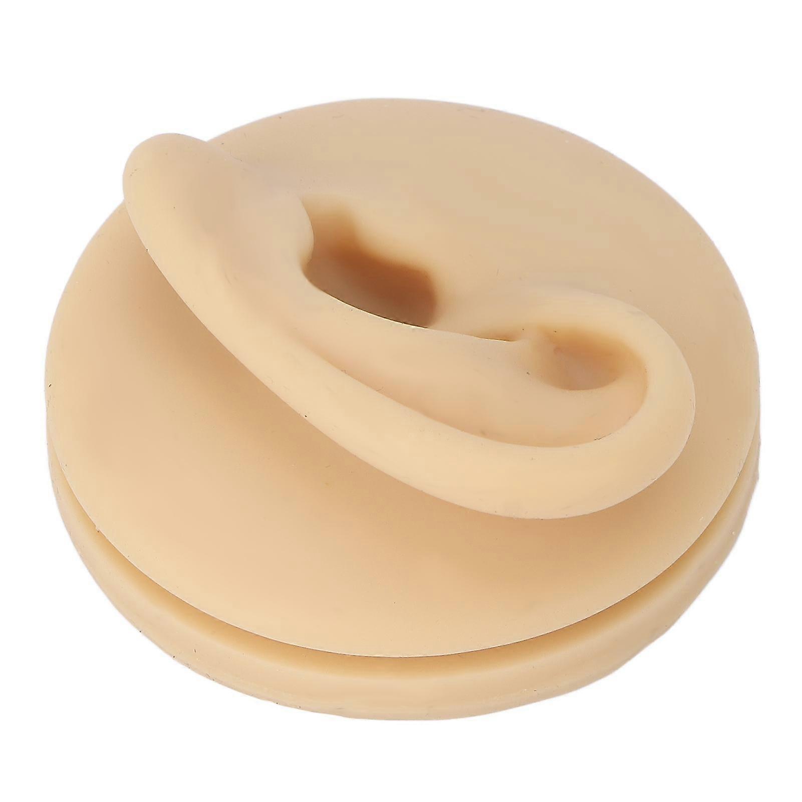 Soft Silicone Left Ear Model Ear Acupuncture Practice Model Simulation Ear Display Model