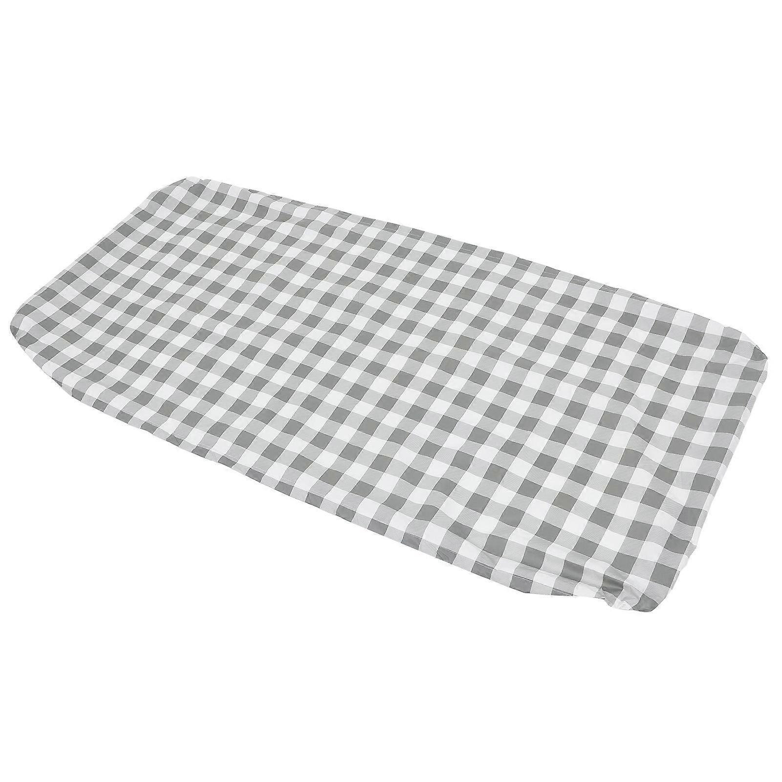 Picknicktischdeckenüberzug, elastischer Tischüberzug mit Gummiband, 4-teilig