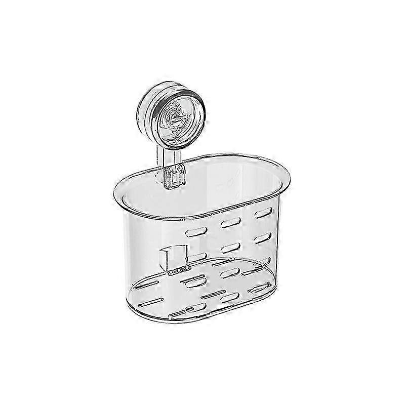 Transparent Suction Cup Towel Basket