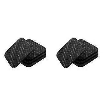 8PCS Double-Sided Non-Slip Exercise Bike Mat, Silicone Shockproof Mat for Exercise Bike, Treadmill, Walking Pad