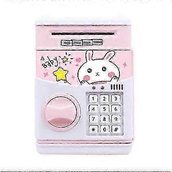 Mini ATM Bank Money Box,Electronic Password Lock Cash Specie Depositrabbit