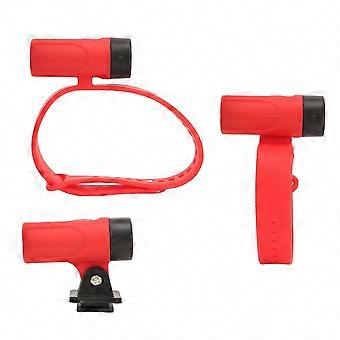 Night Running & Cycling, 3Pcs USB Rechargeable Wrist Band Flashlights for Bike Helmets, Ankles, and Outdoor Use