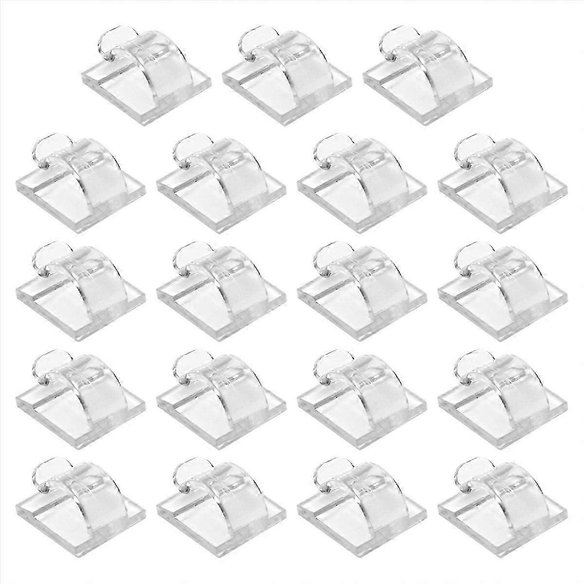 Hooks for Outdoor String Lights Clips 15 Pack Clips Clear Light Hook