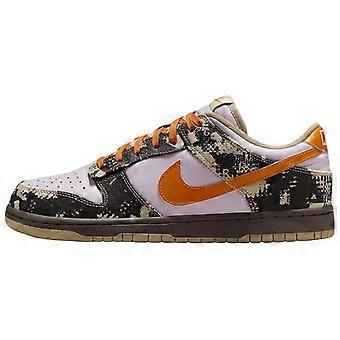 Nike Dunk Tekstil, Split Okselæder Skridsikre Lave Skateboardsko Unisex Lilla Sort Orange IB2260-500