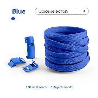 Magnetic Shoelaces without ties Colorful Lock Elastic Laces Sneakers No Tie Shoe laces Kids Adult Flat Shoelace Rubber Bands