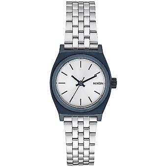 Nixon mini time teller Japanese Quartz Analog Woman Watch with A3991849 Stainless Steel Bracelet