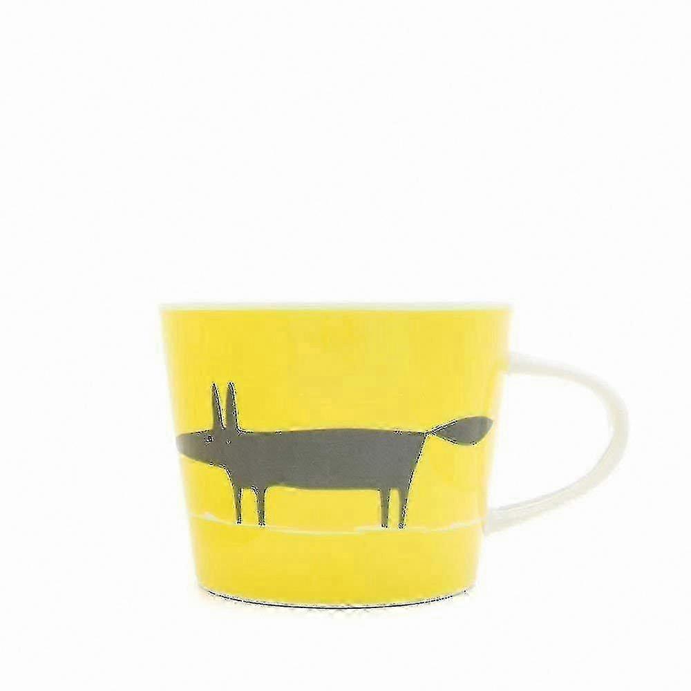 Yyh-mr Fox Mini Mug, 0.25l Charcoal/Yellow Compact Cup
