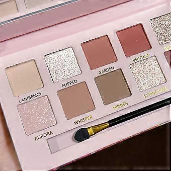 12-Colour Eyeshadow Palette with Coordinated Shades for Eye Makeup