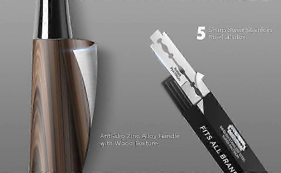 Wood Effect Double Edge Razor