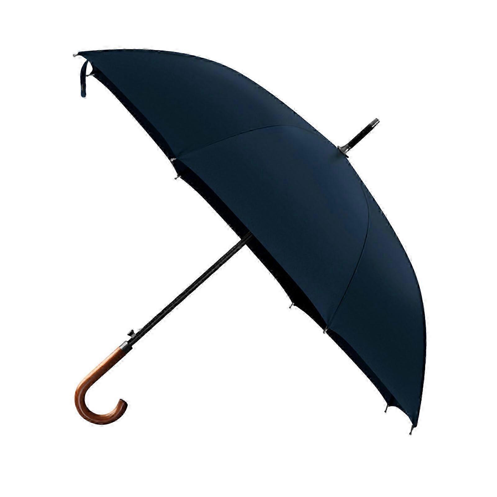 Automatic Windproof Umbrella With Wooden Handle
