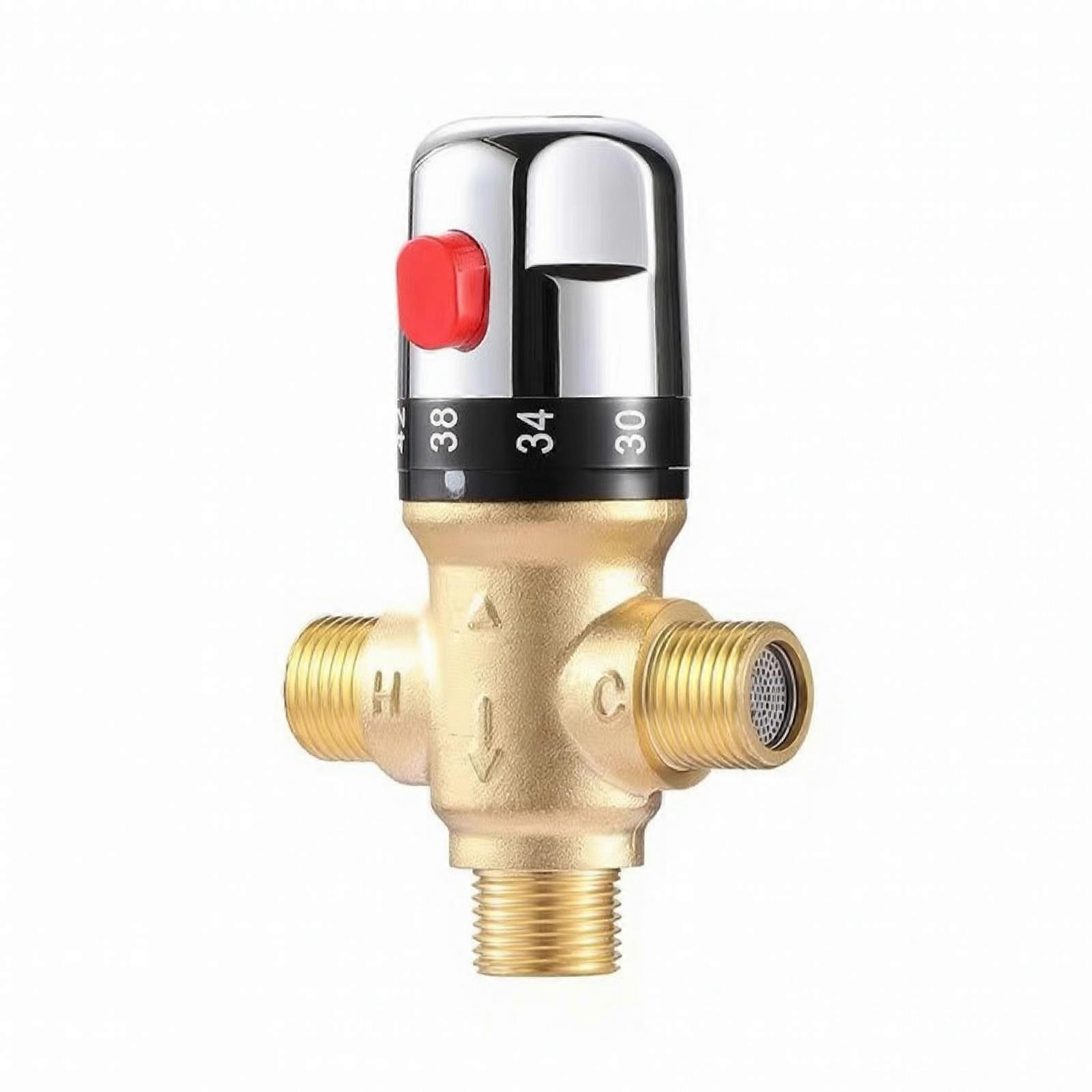 Compact Thermostatic Mixing Control Valve | Stable Temperature Control, for