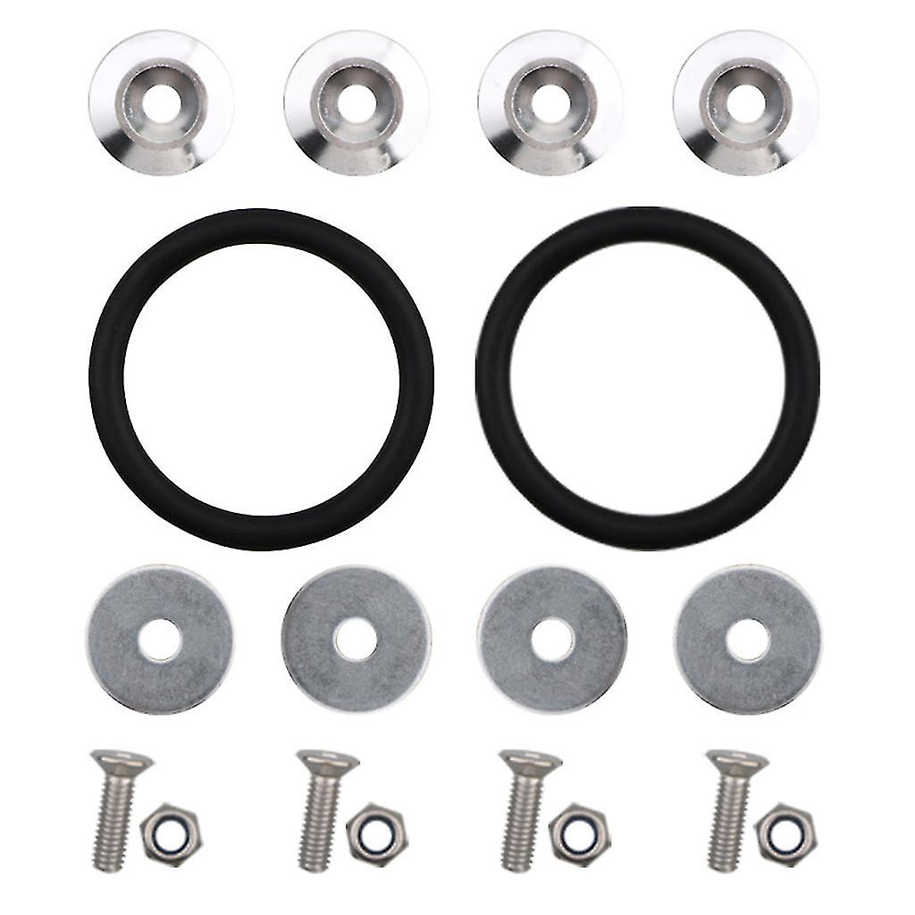 For Car Bumpers Compatible With Hatch Lids Jdm-quick Release Fasteners Fixed Buckle Nut Kit