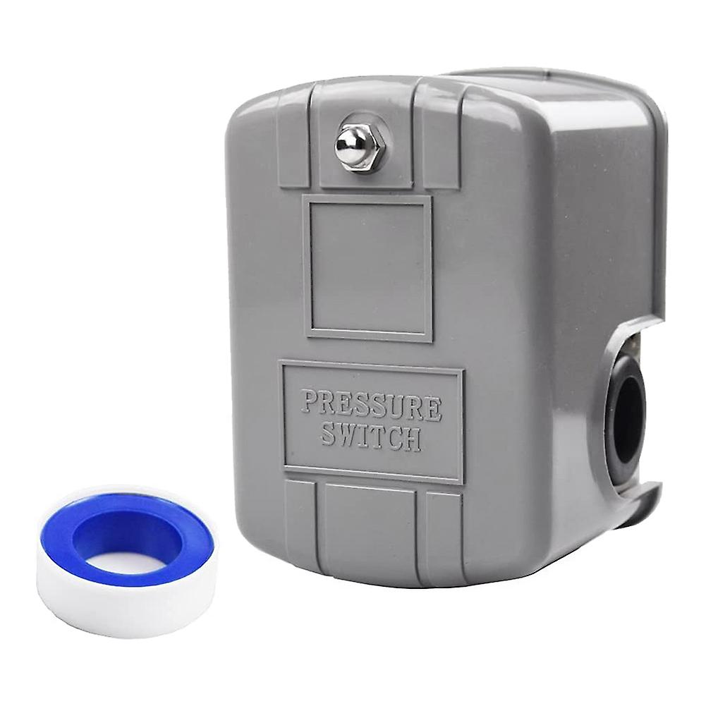 1/4NPT Internal Thread 40-60Psi Water Pressure Switch, Adjustable Double Spring Rod 110V-230V with