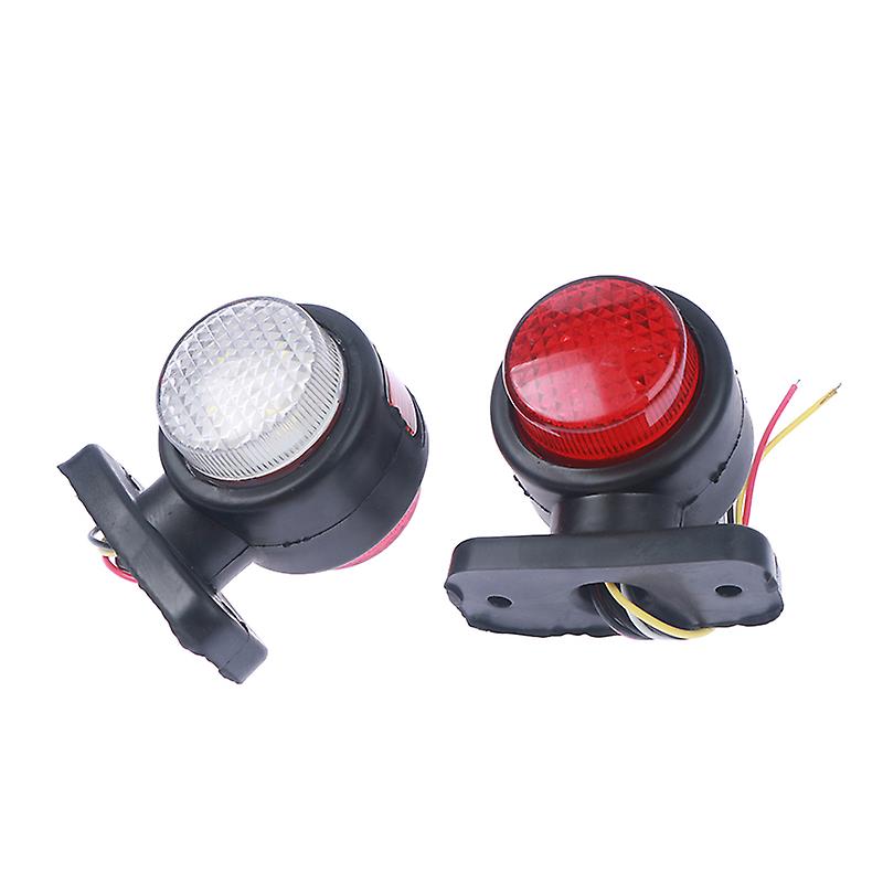 12v bil lastebil ledet dual side lys integrert indikator lamper for trailer