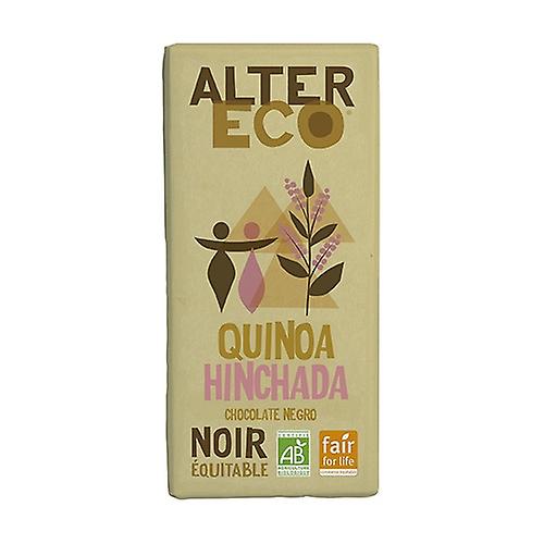 Dark chocolate with organic puffed quinoa 100 g