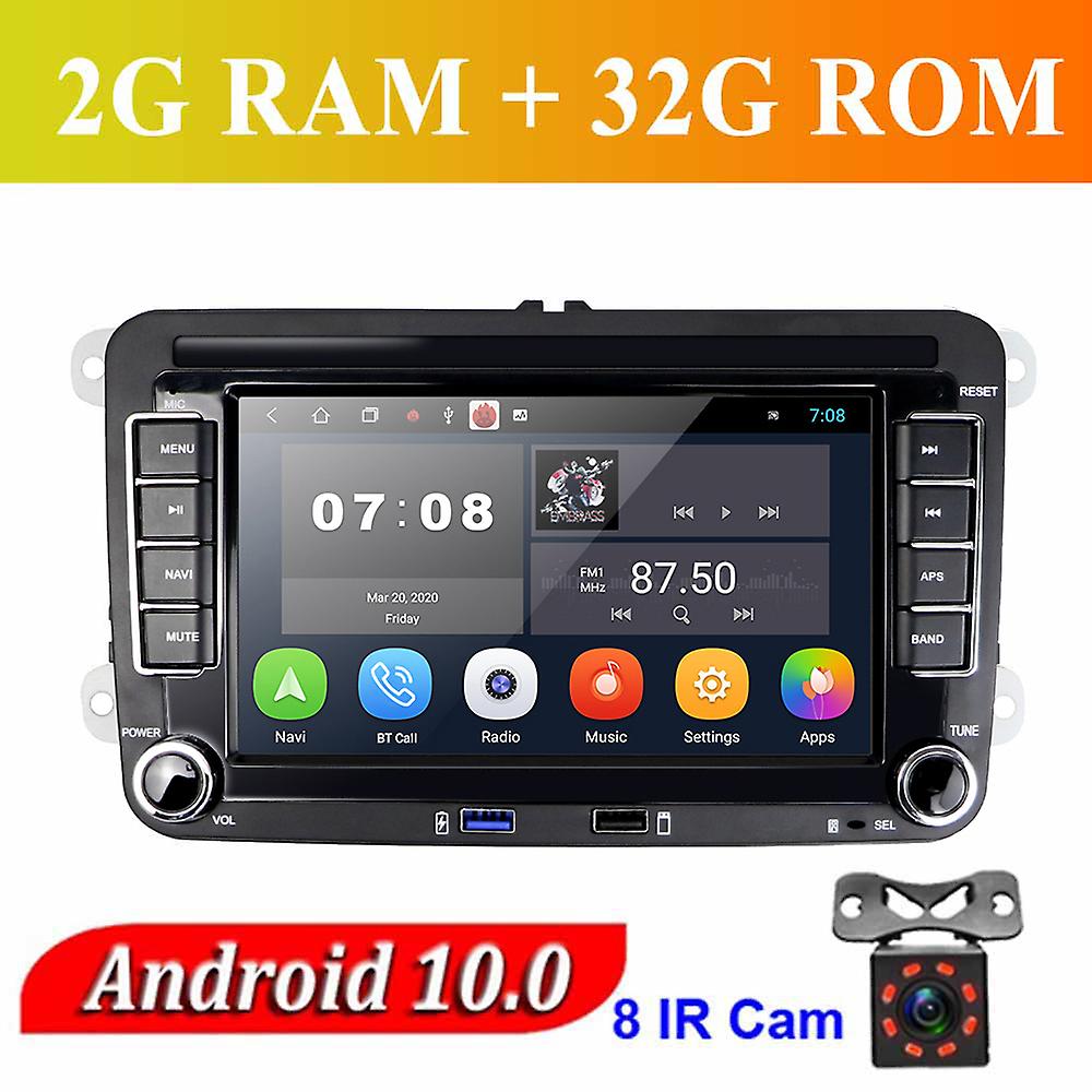 Ninesun Android 2 Din Car Radio Multimedia Player 7 Inch Gps Wifi Audio Stereo Receiver For Skoda//