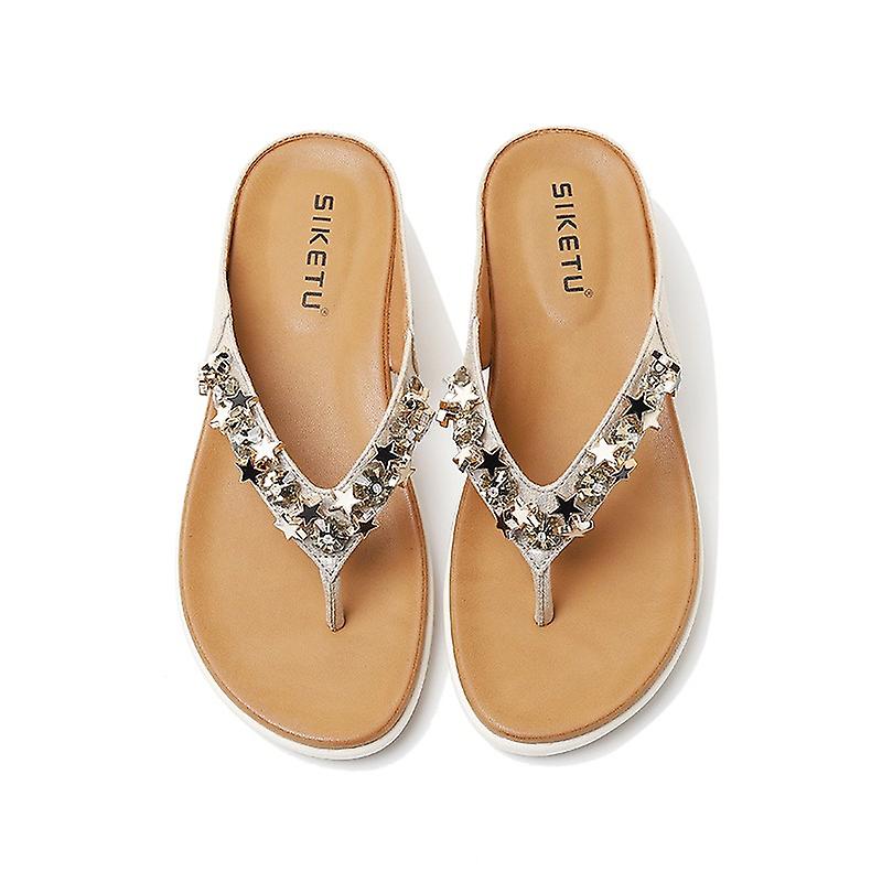 Beaded Rhinestones, Flip-flops