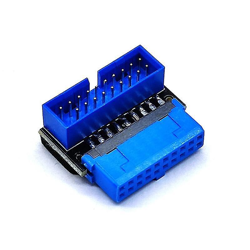 Usb Header Adapter Usb3.2 Gen1 19pin/20pin Socket 90 Degree Steering Elbow Converter Diy Desktop Mo