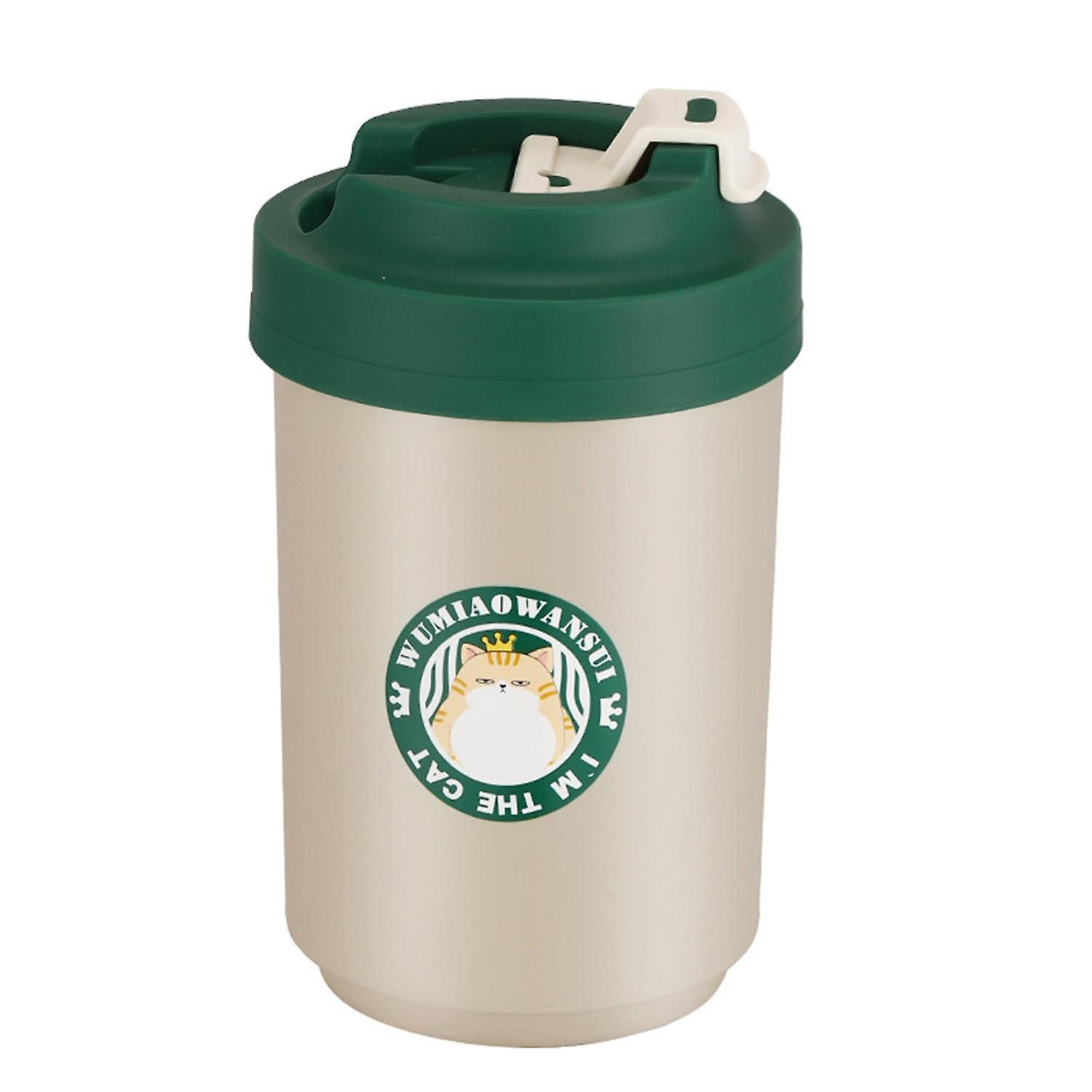 380/480ml Thermal Cup with Lid Large Capacity 304 Portable Vacuum Flask Coffee Insulated Tumbler