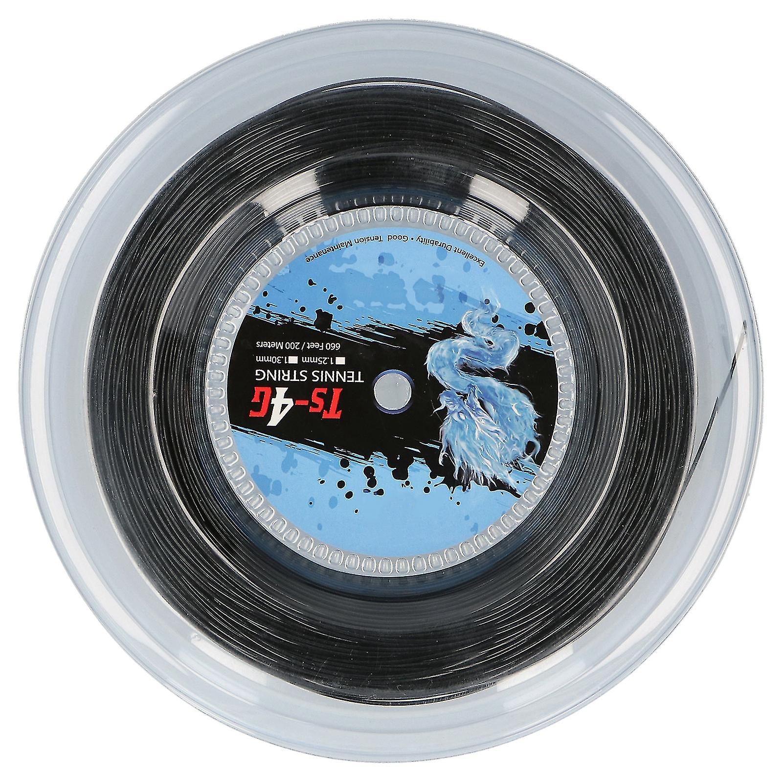 200M Durable Polyester Tennis Racket String Round Strikeresistance Hard Racquet String(1.30mm )