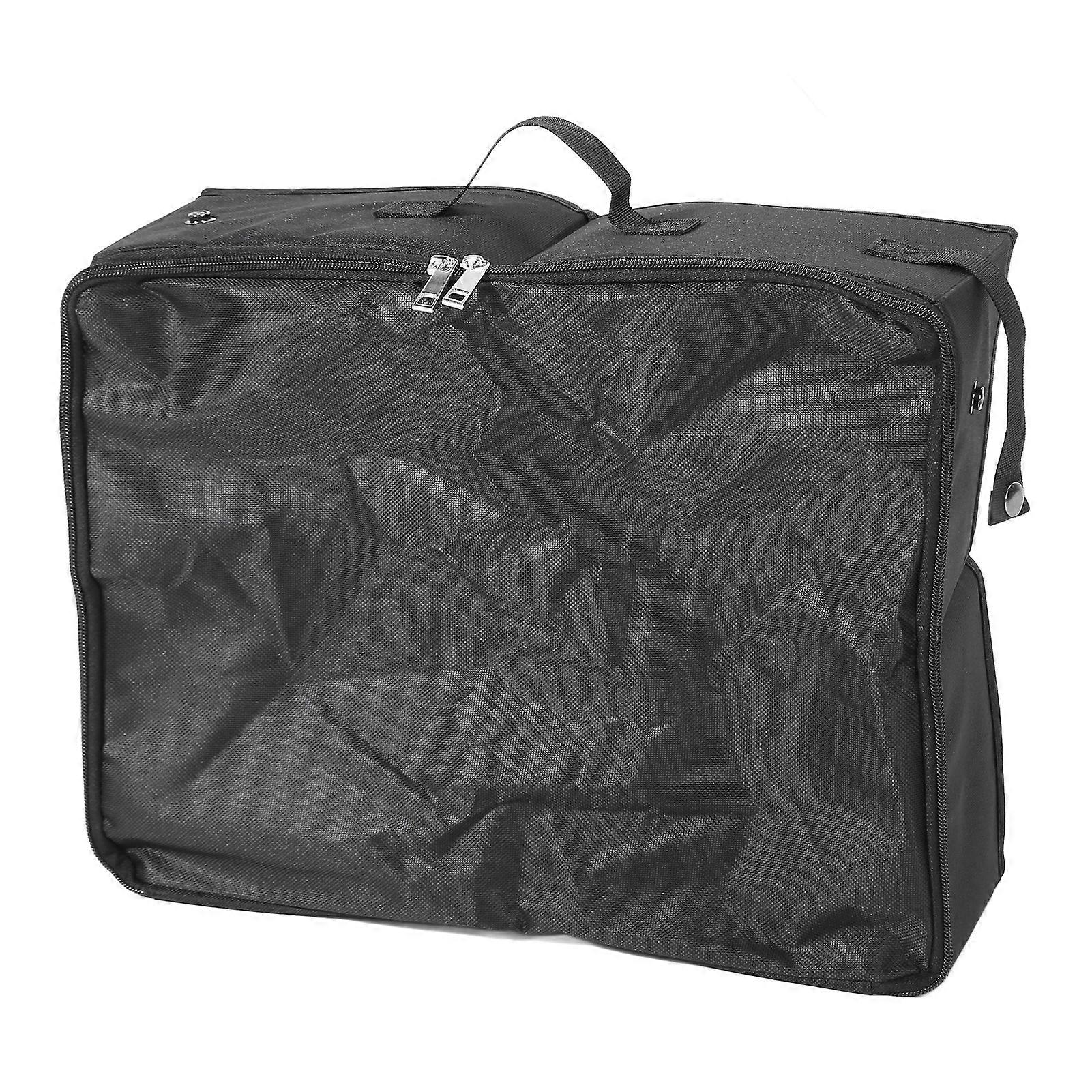 Bac à litière portable pour chat avec couvercle, étanche et pliable, avec double fermeture éclair scellée