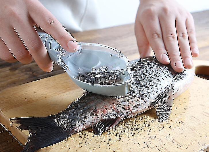 Kitchen Household Fish Scale Planer With Lid-manual Fish Scale Scraper