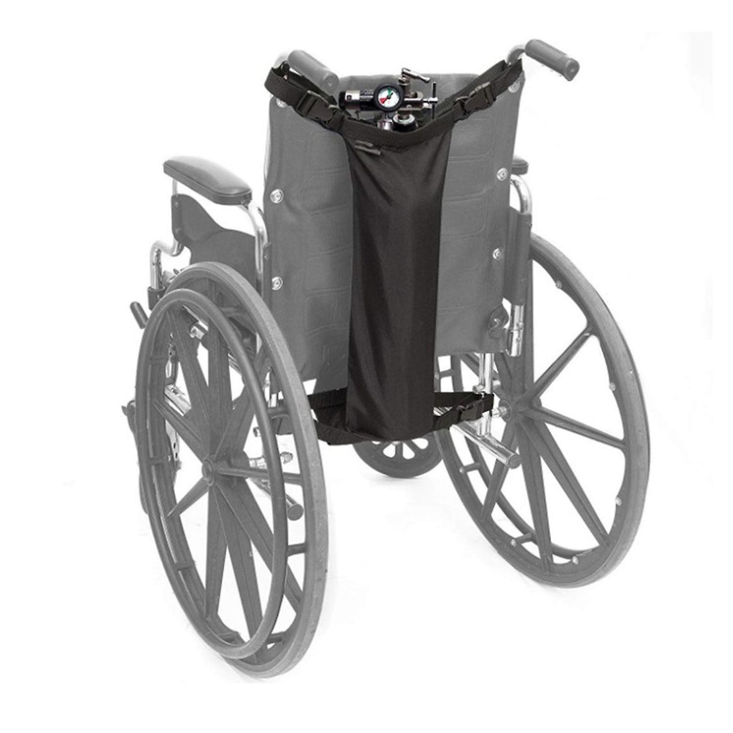 Reflective Safety Oxygen Cylinder Bag for Wheelchairs, Universal Fit