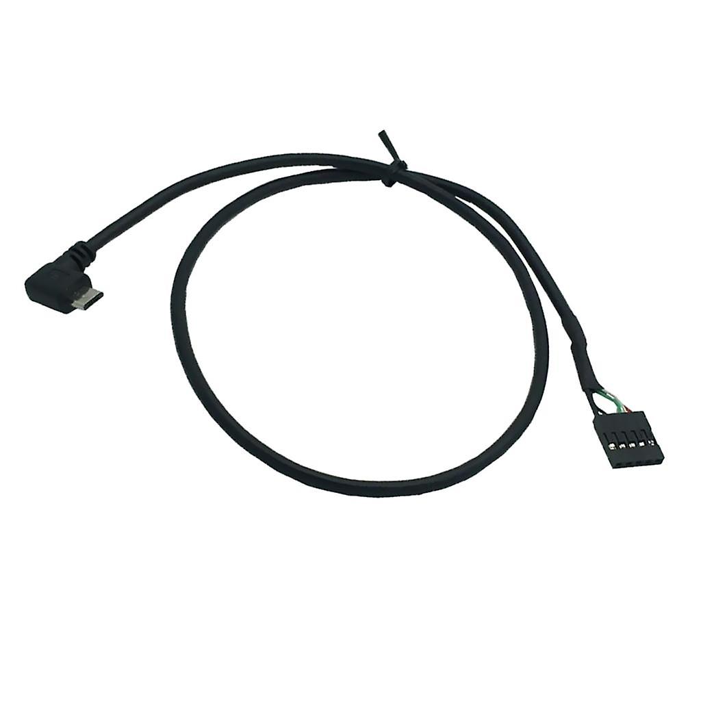 Micro USB hane till Dupont 5Pin hona Header Moderkort Kabel Sladd Linje