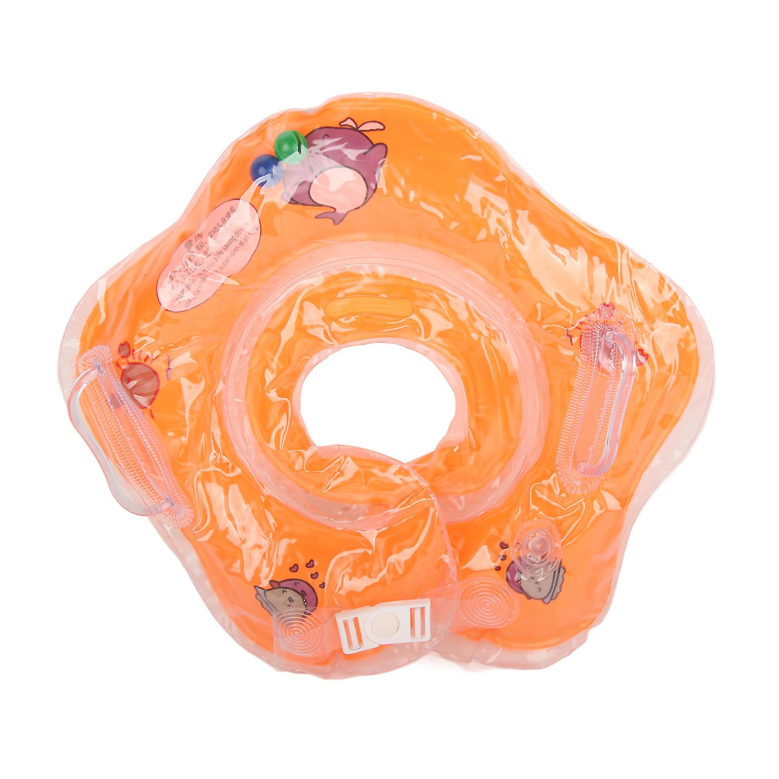 Infant Neck Float Double Air Nozzle PVC 39x9cm Orange Ring