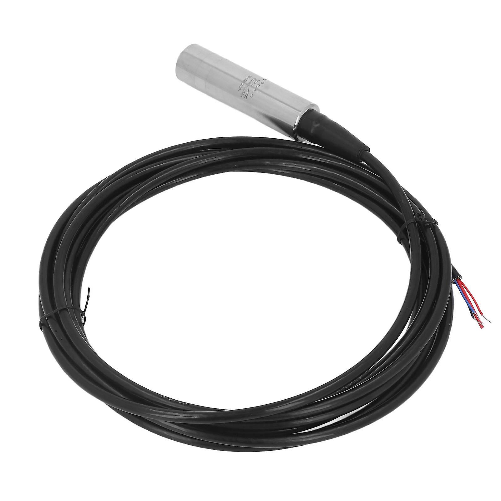 Liquid Level Transmitter Throw in Type Sensor Probe 0‑5V Output 12‑30V DC for Measurement 5m 